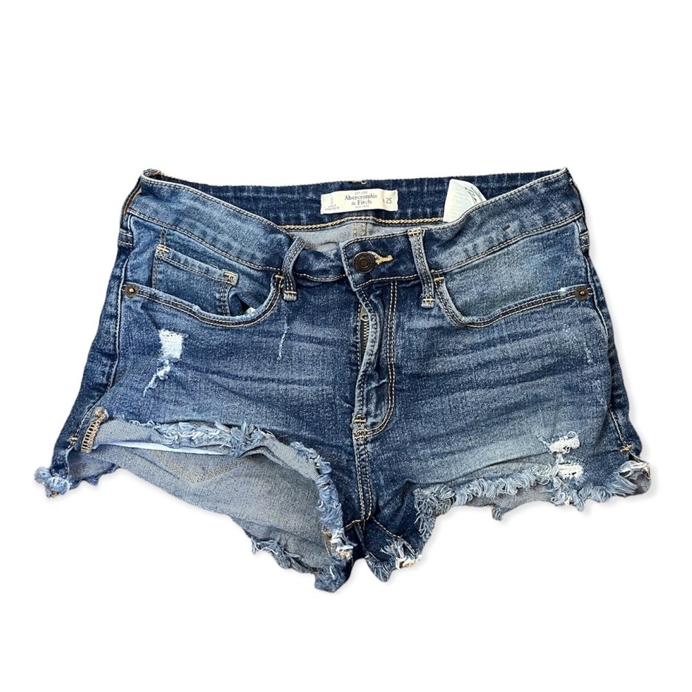 Abercrombie & Fitch Womens Denim Shorts 25